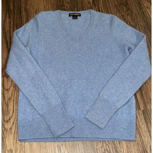 State Pullover 100% cashmere Blue size L